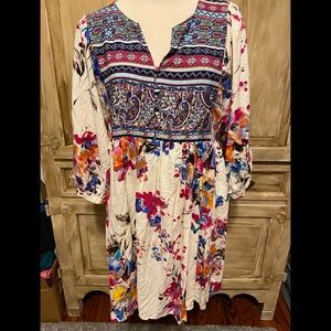 Giddy Up Glamour dress Sz med or can wear as tunic